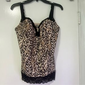 Soma Intimates Animal Print Classic Addison Camisole Sz 38D NWT On Sale LOOK!!!!